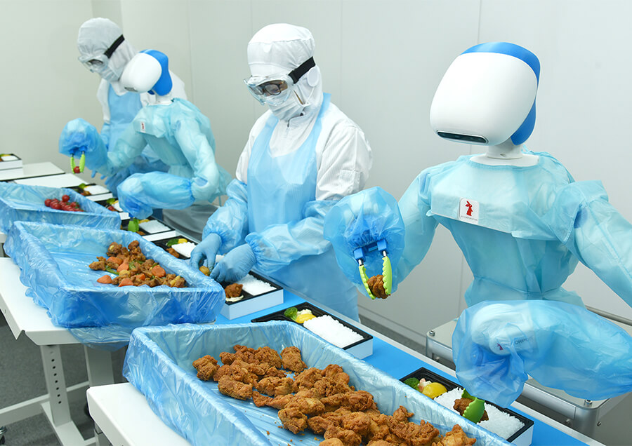 食品工場の生産性向上のためのAI/ロボティクス