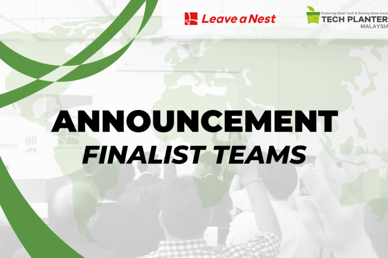 Announcement of 9 Finalists for TECH PLAN DEMO DAY in Malaysia 2025