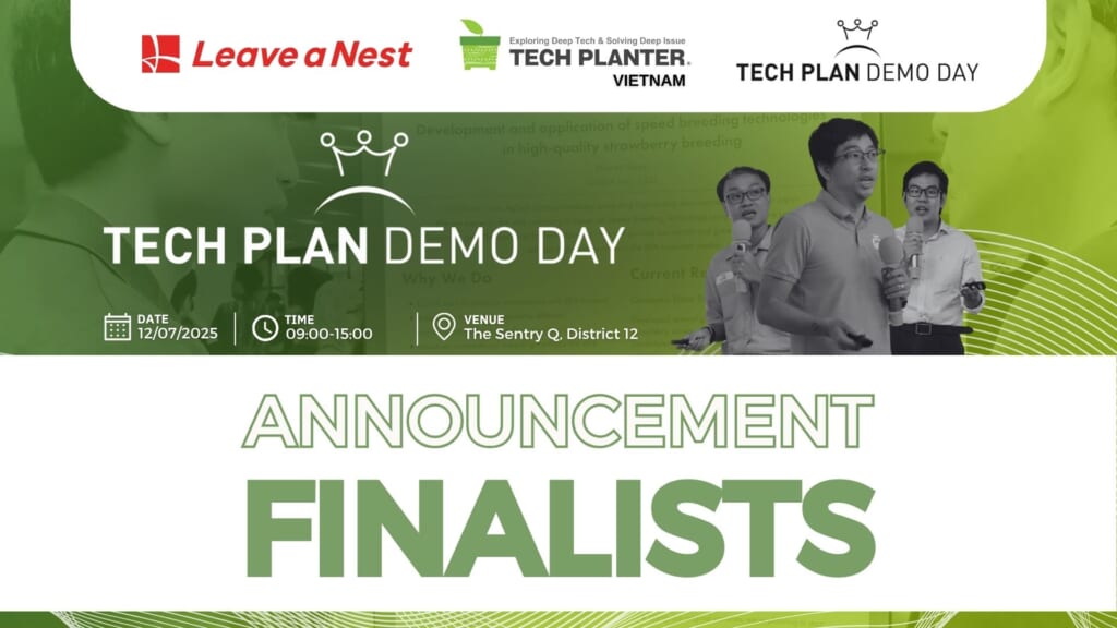 Official Finalist Lineups for TECH PLAN Demo Day Vietnam 2025!