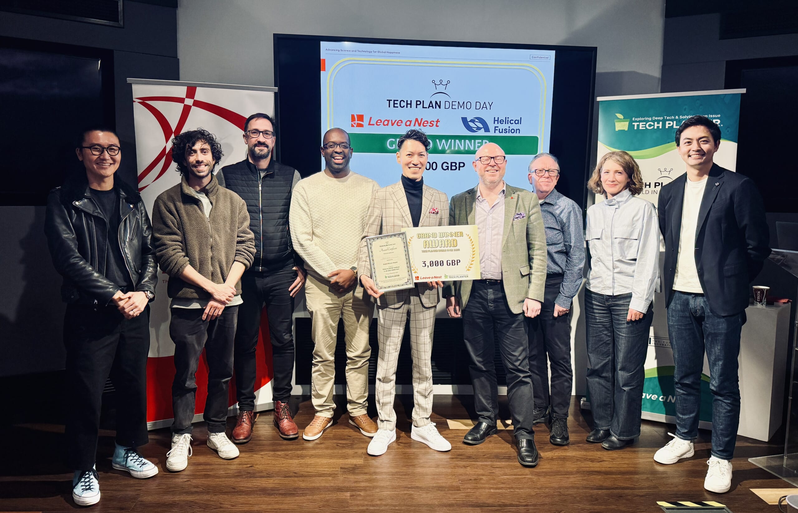 Fusion of the East and West Deep Tech Ecosystem – TECH PLANTER WORLD in UK 2025 takes place with Helical Fusion Winning Grand Prize