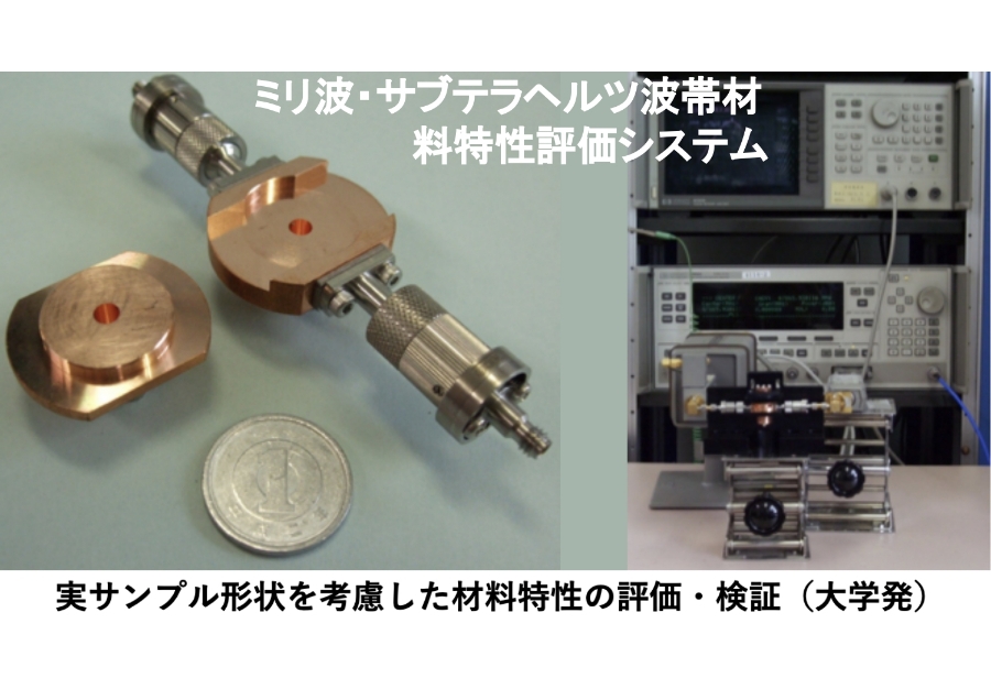 設計に使えるミリ波・サブテラヘルツ波材料特性の提供