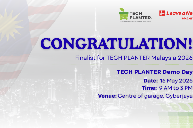 Announcement of Finalists for TECH PLAN DEMO DAY in Malaysia 2026