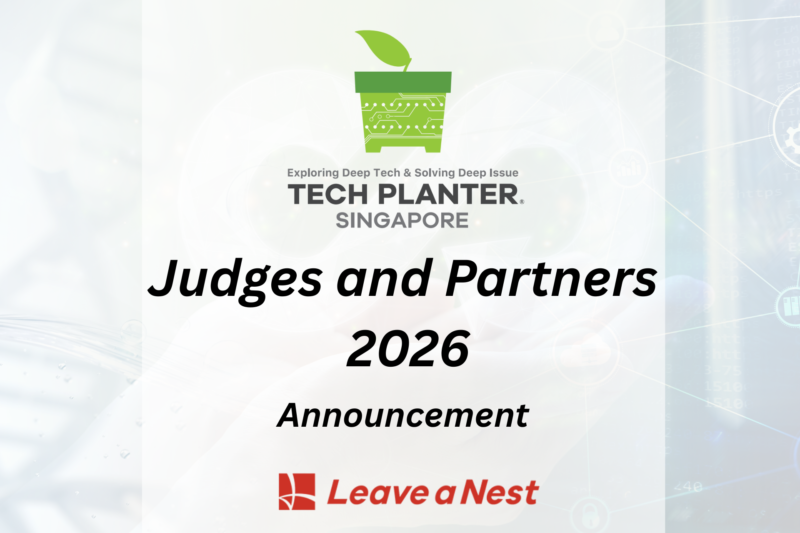 Announcing Partners and Esteemed Panel of Judges for Upcoming TECH PLANTER Singapore 2026 Demo Day