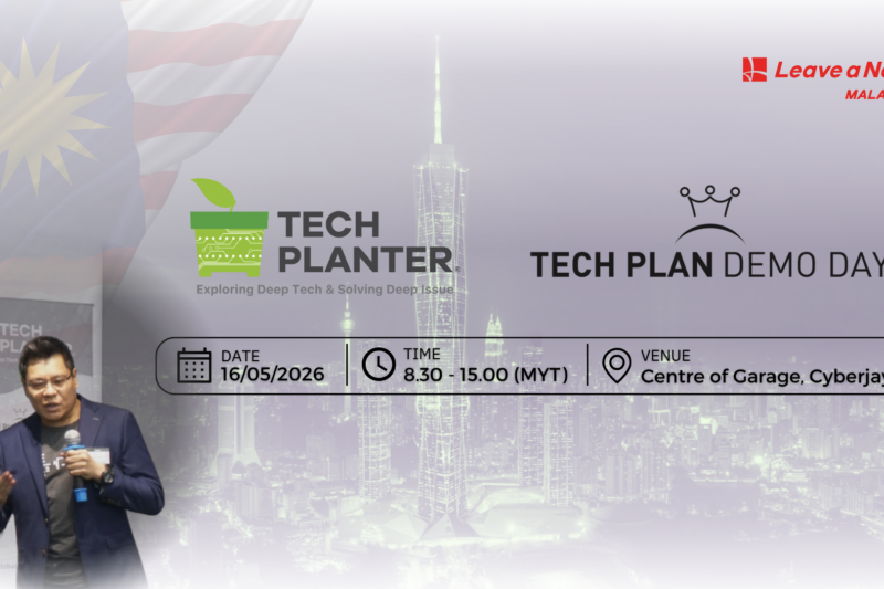 TECH PLANTER Malaysia 2026 to Showcase Malaysia’s Emerging Deep-Tech Innovators on 16 May 2026