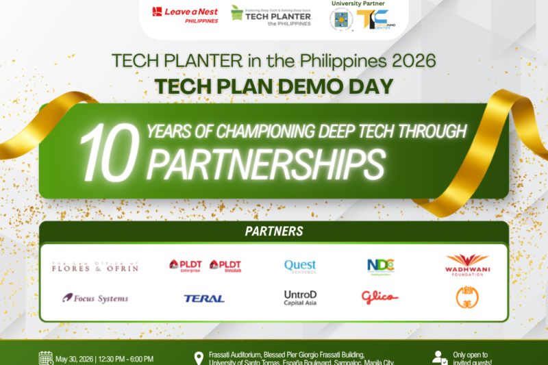 TECH PLANTER in the Philippines 2026: 10 Years of Championing Deep Tech through Partnerships