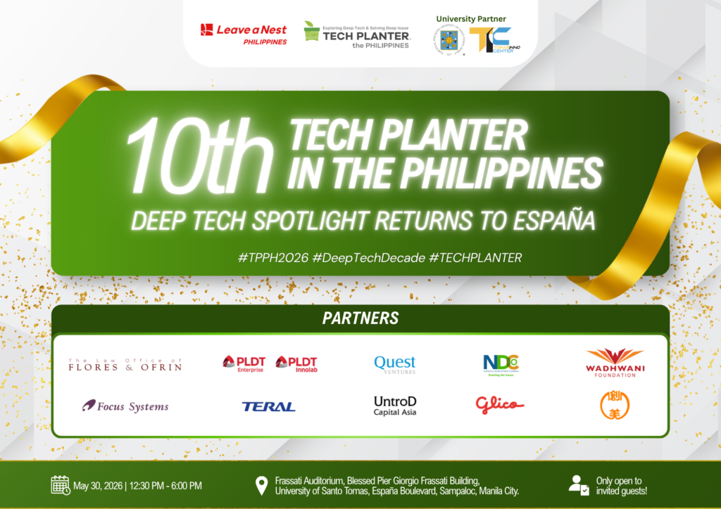 TECH PLANTER Southeast Asia 2026シーズン第３弾フィリピンで次世代ディープテックベンチャーが集結
