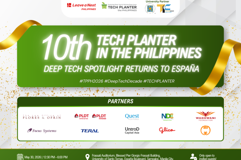 TECH PLANTER Southeast Asia 2026シーズン第３弾フィリピンで次世代ディープテックベンチャーが集結