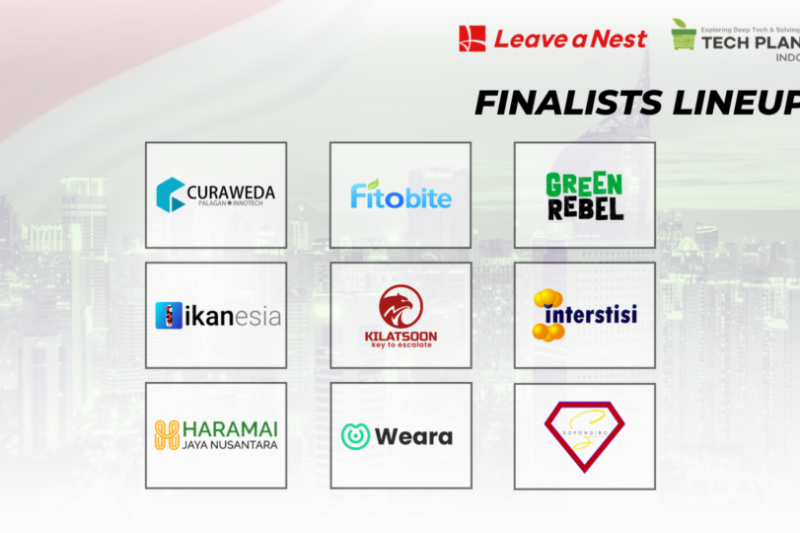Official Finalist Lineup for TECH PLANTER in Indonesia 2026 Demo Day