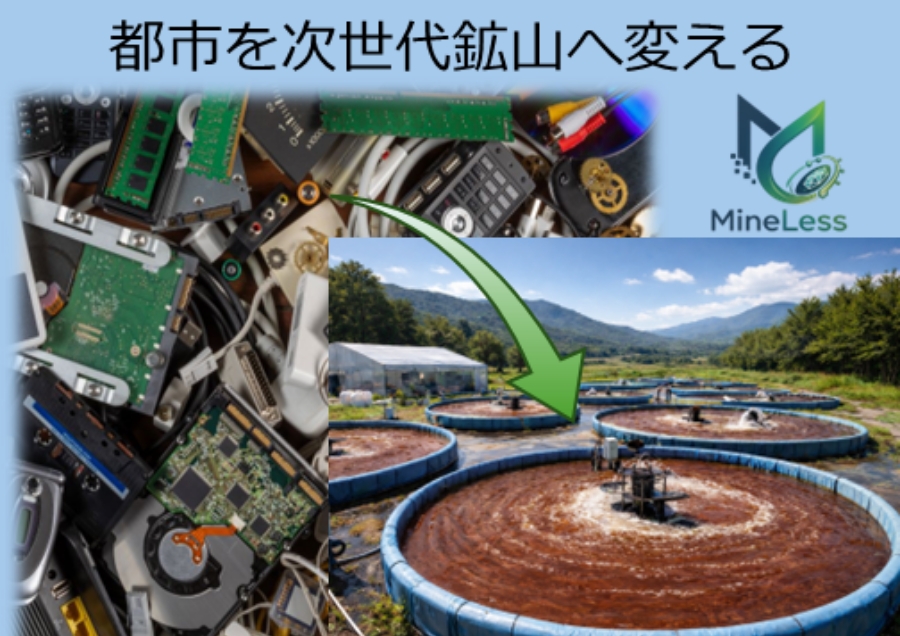 微生物で都市資源を次世代鉱山へ変える有価金属循環技術
