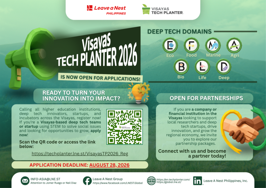 A New Wave of Innovation Begins: Visayas TECH PLANTER 2026 is finally OPEN FOR APPLICATIONS