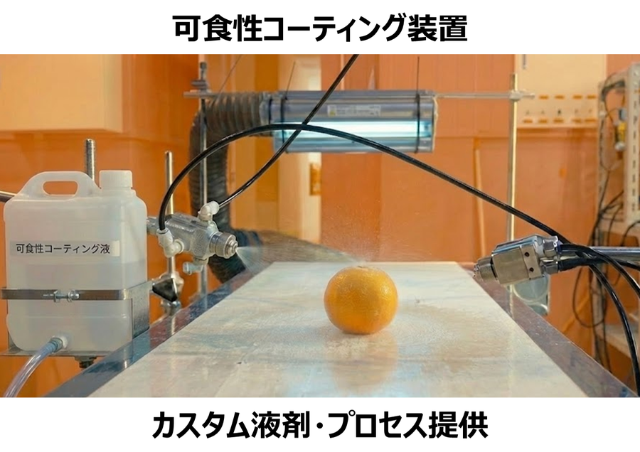 海藻由来可食性コーティングによる食品ロス削減