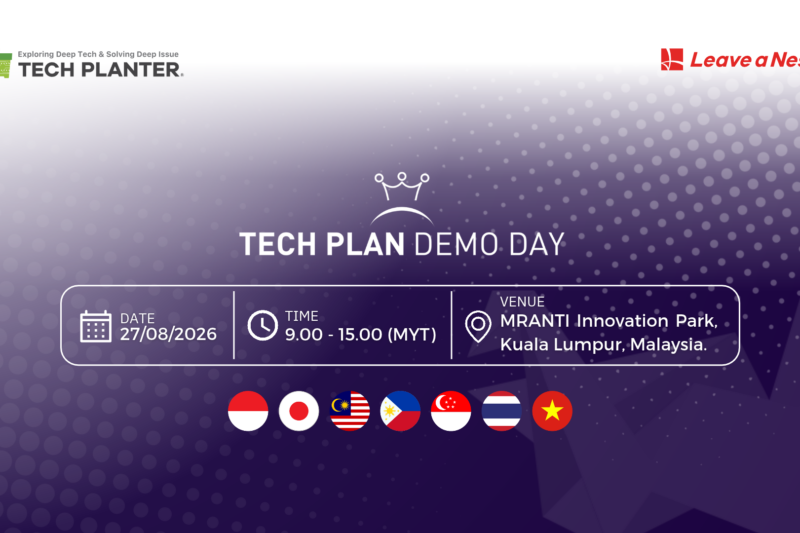 TECH PLANTER Asia Final 2026 Set to Showcase Asia’s Top Deep Tech Innovators