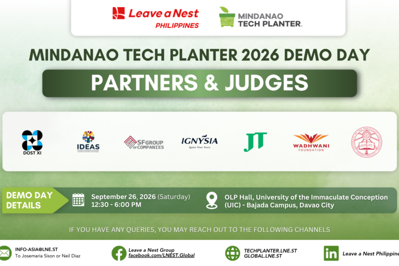 Mindanao TECH PLANTER 2026: Announcing the Local and Global Partners and Judges to Strengthen Mindanao Deep Tech Ecosystem