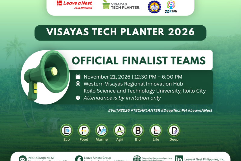 Meet the Finalists: Visayas TECH PLANTER 2026 Heads to Demo Day This November!