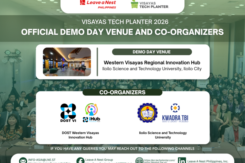 ISAT U and DOST Western Visayas iHub Join as Co-Organizers of Visayas TECH PLANTER 2026
